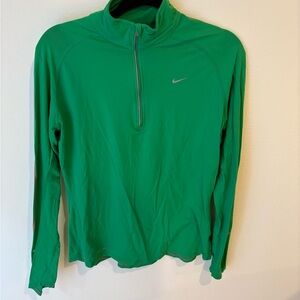 Nike DryFit women’s L - green with pink seams